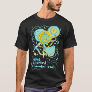 Camiseta Raiaribada Manchada de Azul Pirulito Azedo