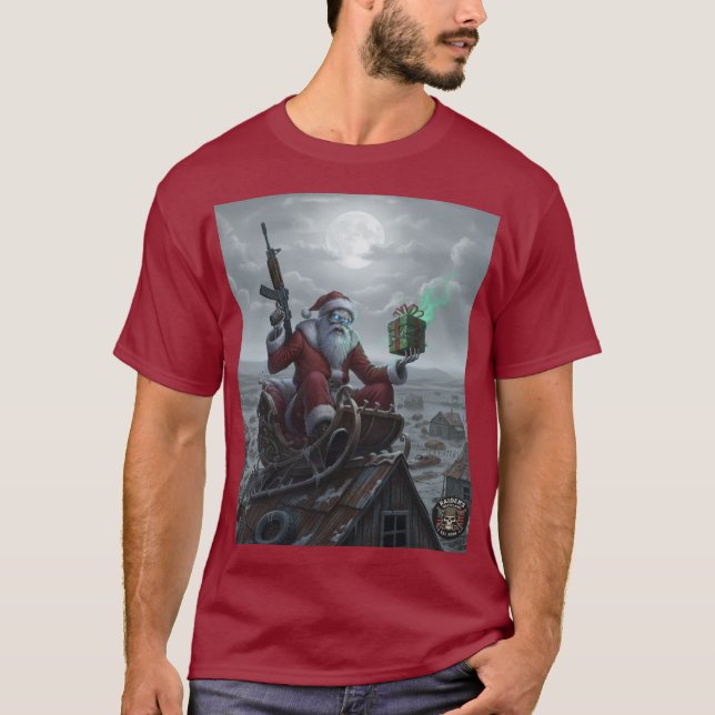 Camiseta Raider’s Wasteland Skelly Santa Shirt (Frente)