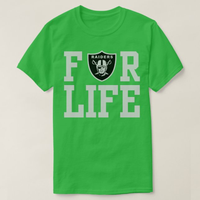 Camiseta Raiders são Para A Vida A Jorrada (Frente do Design)