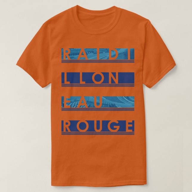 Camiseta Raidillon Eau Rouge F1 Cantos Design (Frente do Design)