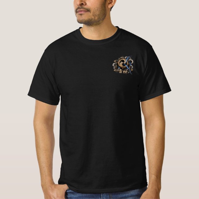 Camiseta Raijin Azul (Frente)