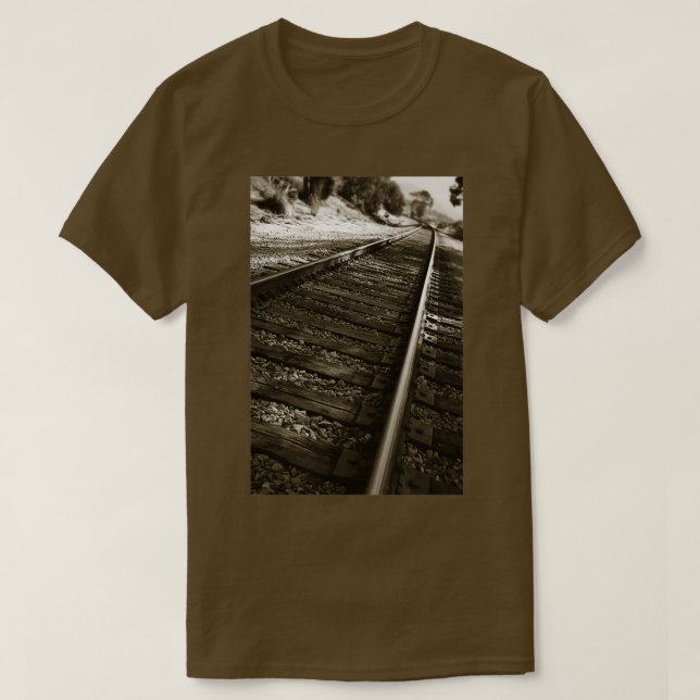 Camiseta Railroad Tracks 4 (Frente do Design)