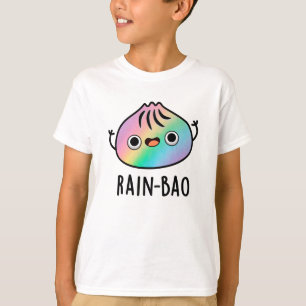 Camiseta Rain-bao Funny Rainbow Dimsum Bao Pun
