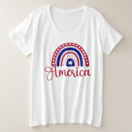 Camiseta Rainbow America