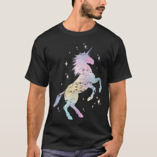 Camiseta Rainbow Animal Fairy Unicorn Lover Girls Gif