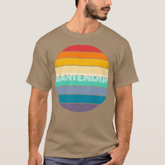 Camiseta Rainbow BARTENDER Retro Vintage