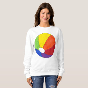 Camiseta Rainbow Beach Ball Beachball Férias Verão