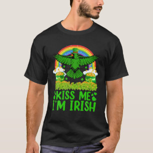 Camiseta Rainbow Beija-me Eu sou a Rua Cardeal Irlandesa