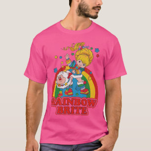 Camiseta Rainbow Brite Design Colorido Vintage menina