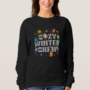 Camiseta Rainbow Britt Christmas Cozy Winter Crew Sprites V