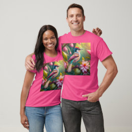 Camiseta Rainbow crested Jay Fantasy Bird