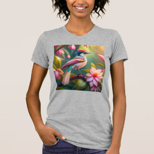 Camiseta Rainbow crested Jay Fantasy Bird