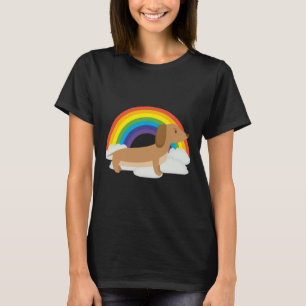 Camiseta Rainbow Dachshund Dachshund Idea