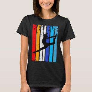Camiseta Rainbow Dance Birthday acredita em crianças colori