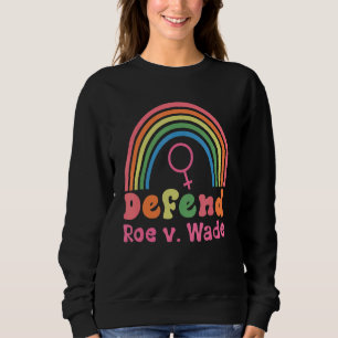 Camiseta Rainbow Defende Roe V Wade Pro Escolha