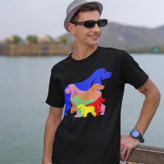 Camiseta Rainbow Dogs Pride