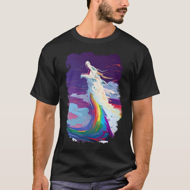 Camiseta Rainbow Dragon (Frente)