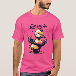 Camiseta Rainbow Duckling Cupid "Love Is in the Air"