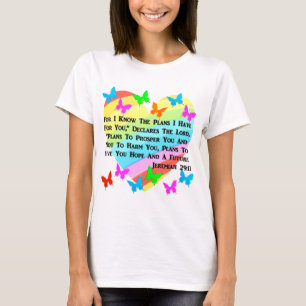 CAMISETA RAINBOW E CORAÇÕES JEREMIAH 29:11