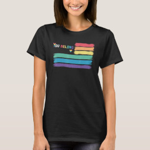 Camiseta Rainbow Equality Lgbt Flag Love Win Orgulho gay Le