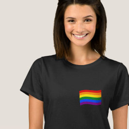 Camiseta Rainbow Flag Orgulho gay LGBT Love is Love LGBTQ
