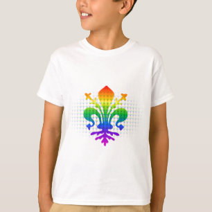 Camiseta Rainbow Fleur-de-lis