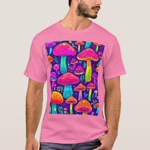 Camiseta Rainbow Fungus: Sonho de Cartoon