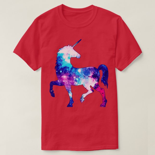 Camiseta Rainbow Galaxy Unicorn Legal (Frente do Design)