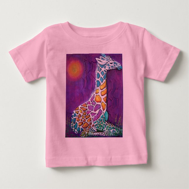 Camiseta Rainbow Giraffe (Frente)