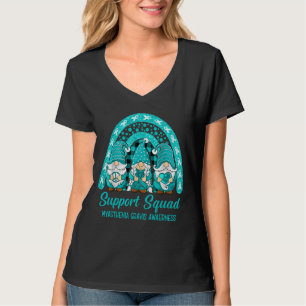 Camiseta Rainbow Gnomo Support Squad Myasenia Gravis Awar
