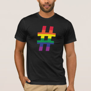 Camiseta Rainbow Hashtag