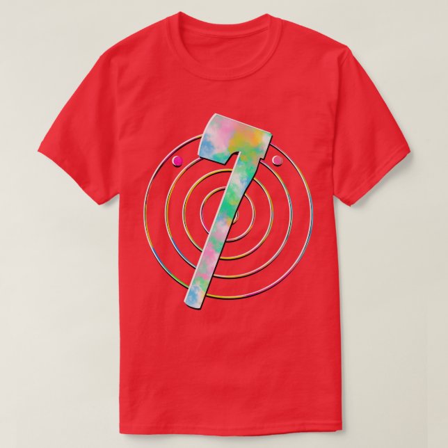 Camiseta Rainbow Hatchet 2 (Frente do Design)