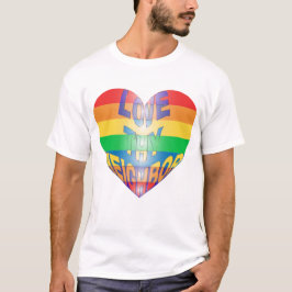 Camiseta Rainbow Heart