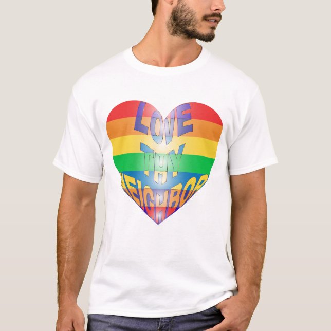 Camiseta Rainbow Heart (Frente)