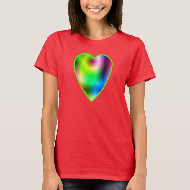 Camiseta Rainbow Heart (Frente)
