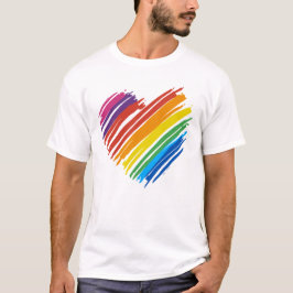 Camiseta Rainbow Heart