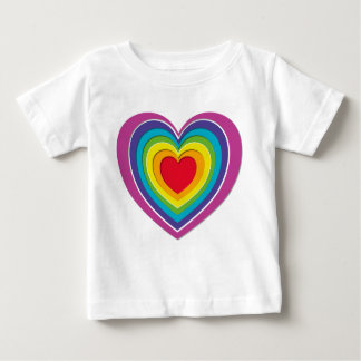 Camiseta Rainbow Heart Kid's Tee