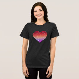 Camiseta Rainbow Heart Tshirt