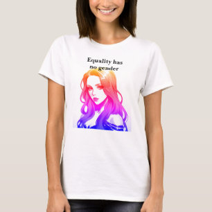 Camiseta Rainbow Igualdade Não Tem Gênero