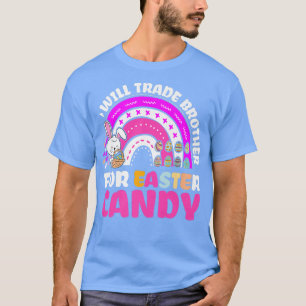 Camiseta Rainbow Kids Engraçado Vai Trocar Irmão Pela Pásco