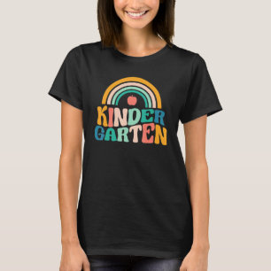 Camiseta Rainbow Kindergarten Professor Kinder Crew De Volt