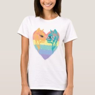 Camiseta Rainbow Kitten Surprise, Gato Pessoal