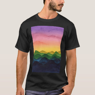 Camiseta Rainbow Landscape Scene Active