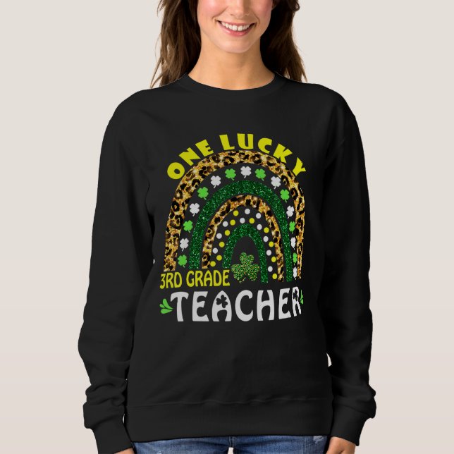 Camiseta Rainbow Leopard Uma Rua de Professores do 3º ano L (Frente)