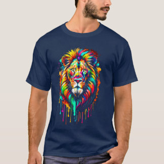 Camiseta Rainbow Lion Pride