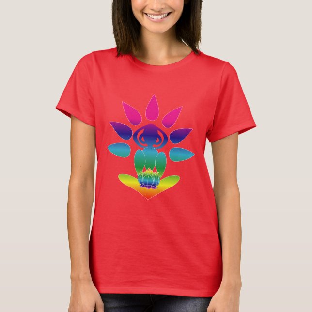 Camiseta Rainbow Lotus (Frente)
