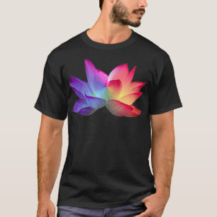 Camiseta Rainbow Lotus Flower