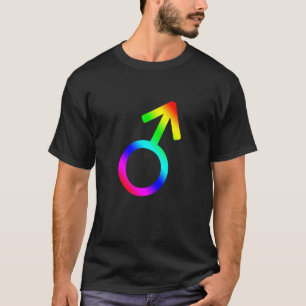 Camiseta Rainbow Mars Glyph
