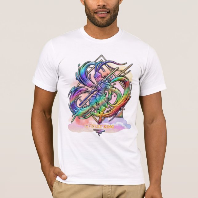 Camiseta Rainbow Monkey King Hexa Crest (Frente)