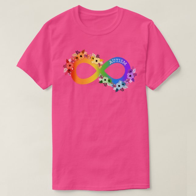 Camiseta Rainbow Neurodiversity Is Beautiful ADHD Autism Aw (Frente do Design)
